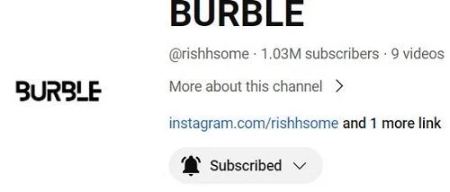 Burble-YouTube-channel