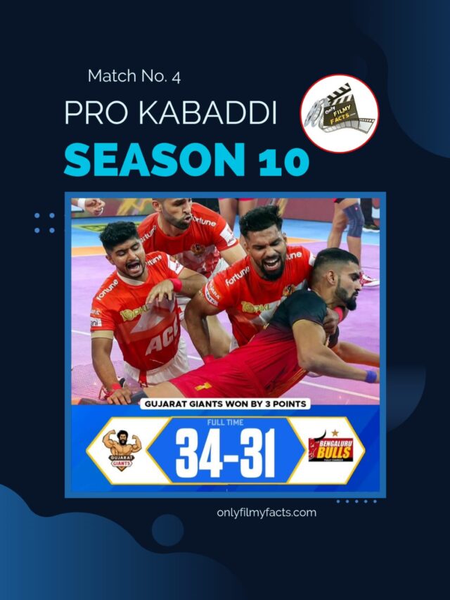 Pro Kabaddi Season 10 2023 Gujarat Giants Vs Bengaluru Bulls