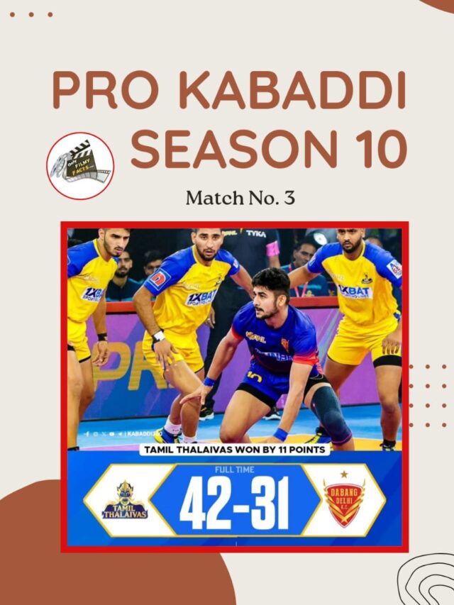 Pro Kabaddi Season 10 2023 Tamil Thalaivas Vs Dabang Delhi KC