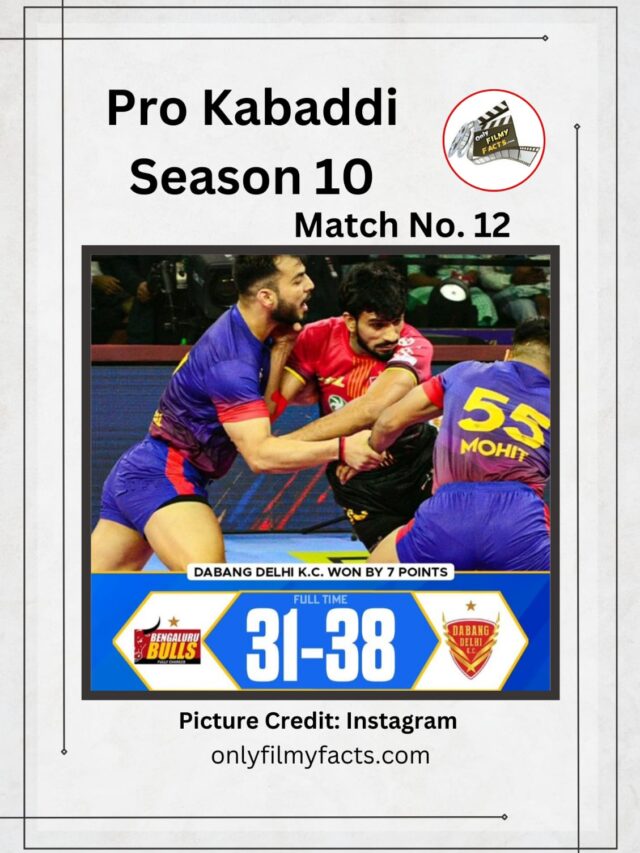 Pro Kabaddi Season 10 2023 Bengaluru Bulls Vs Dabang Delhi