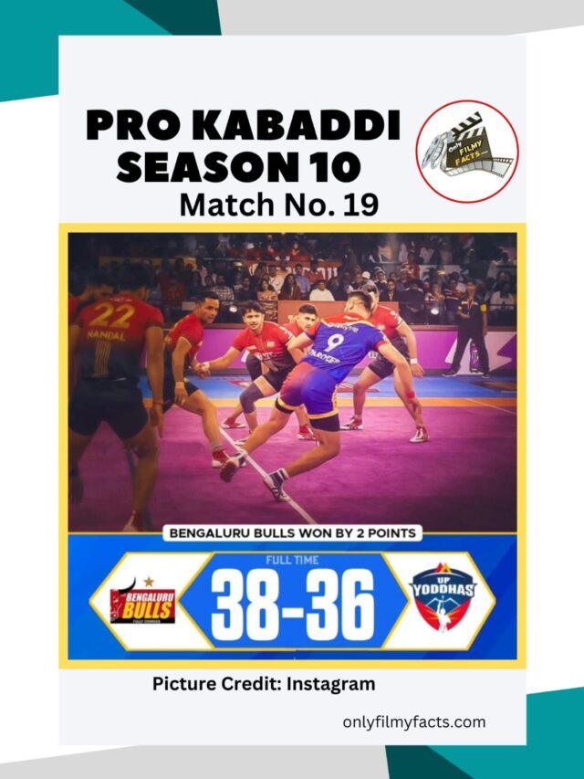 Pro Kabaddi Season 10 2023 Bengaluru Bulls Vs UP Yoddhas