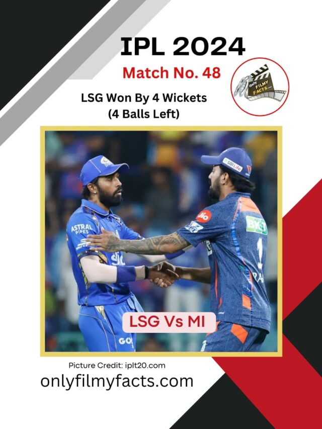 IPL 2024 Lucknow Super Giants Vs Mumbai Indians