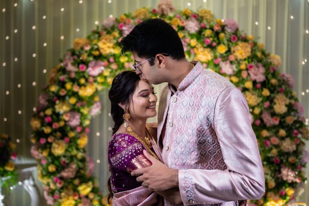 Prerana Kambam with husband Sripadh 