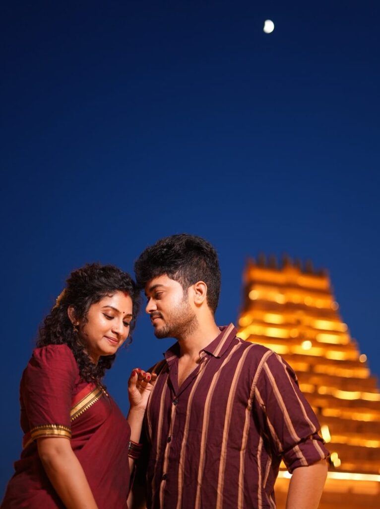 Siddharth Varma  With Wife Vishnu