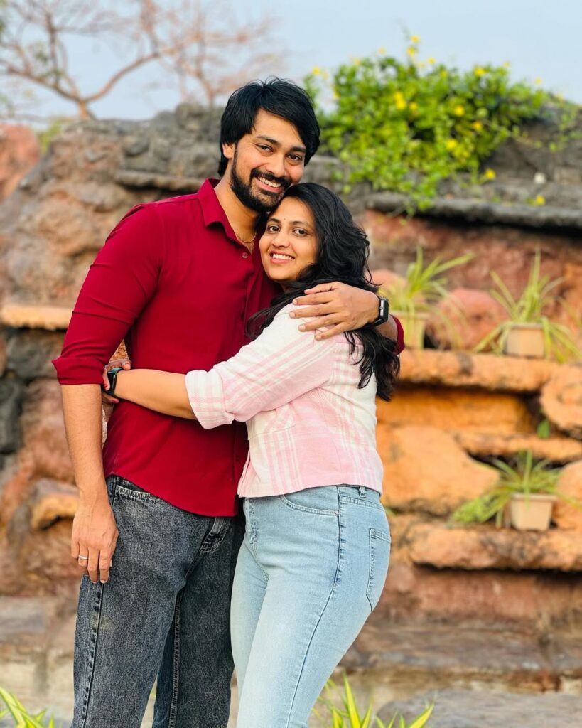 Kiran Kanth with wife Prerani Lagadapati 