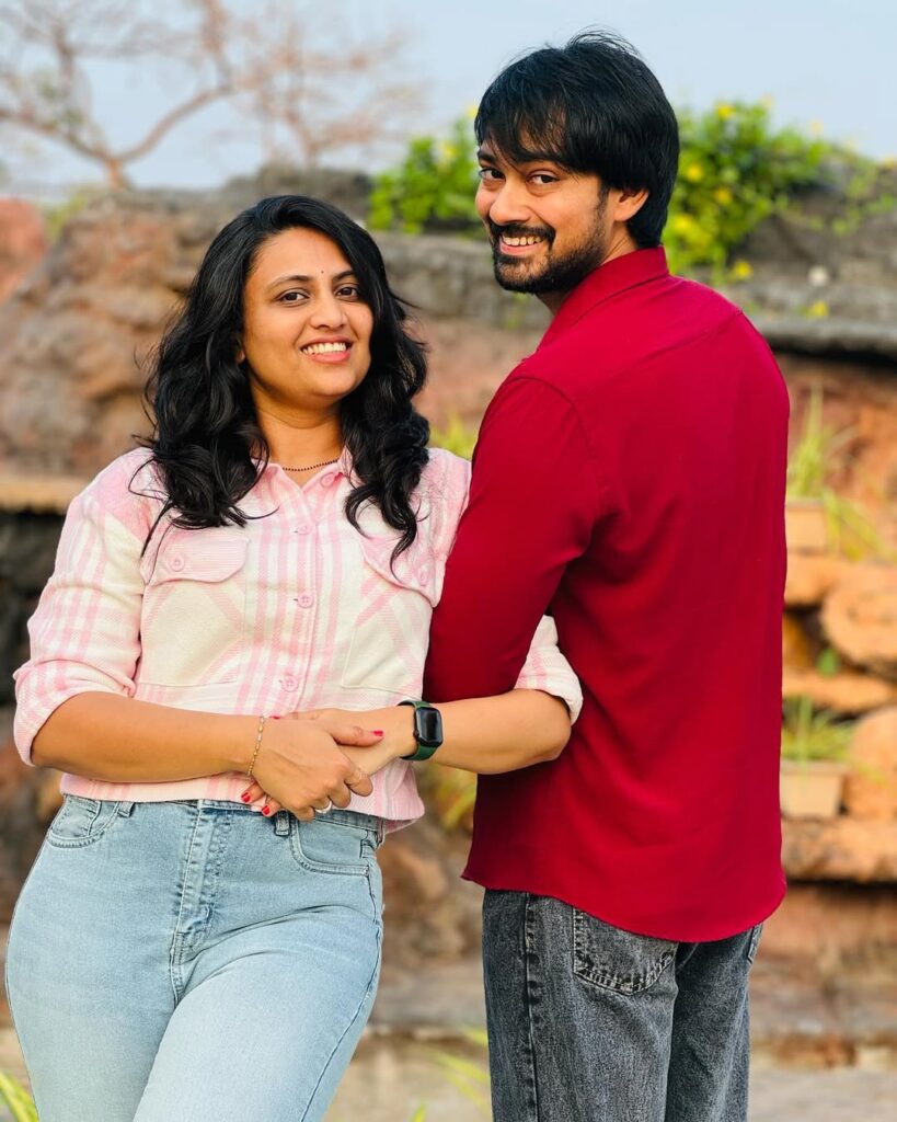 Kiran Kanth with wife Prerani Lagadapati 