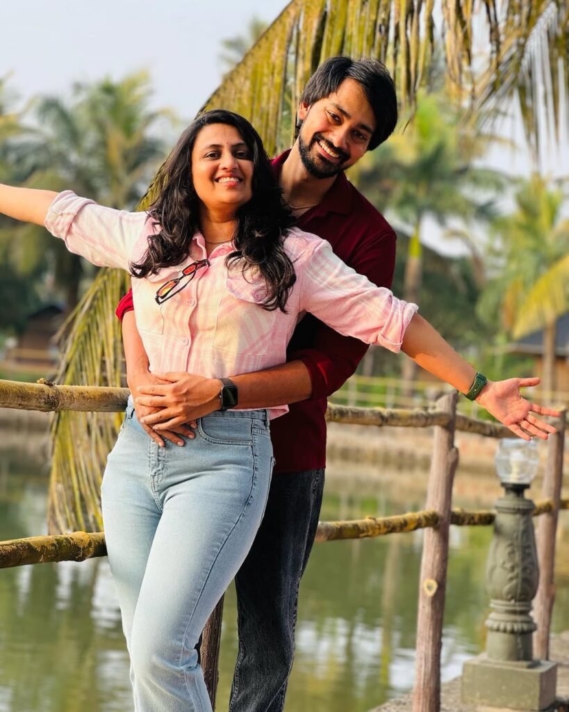 Kiran Kanth with wife Prerani Lagadapati 