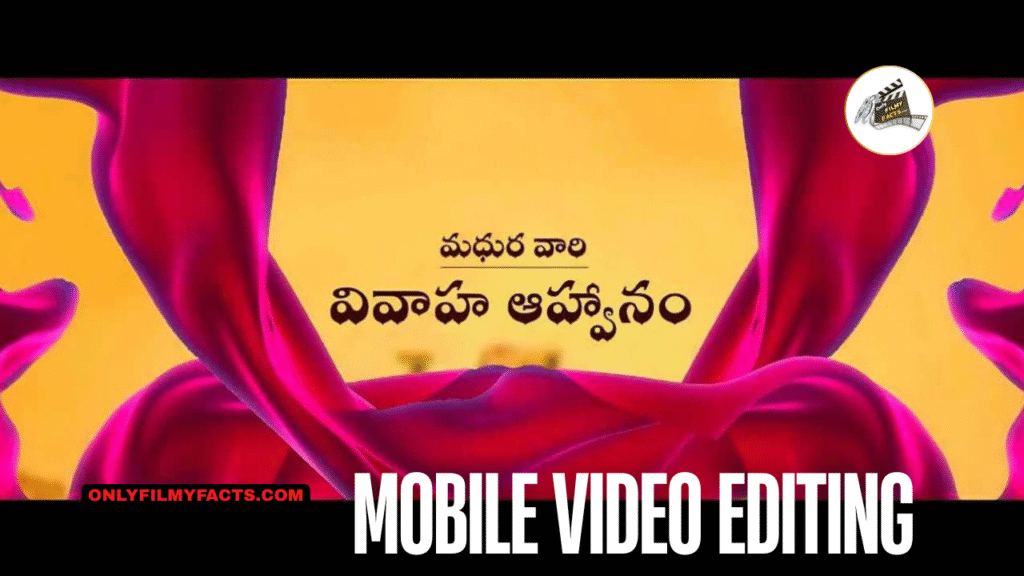 Easy Traditional Telugu wedding invitation KineMaster Mobile Video Editing DAY 3