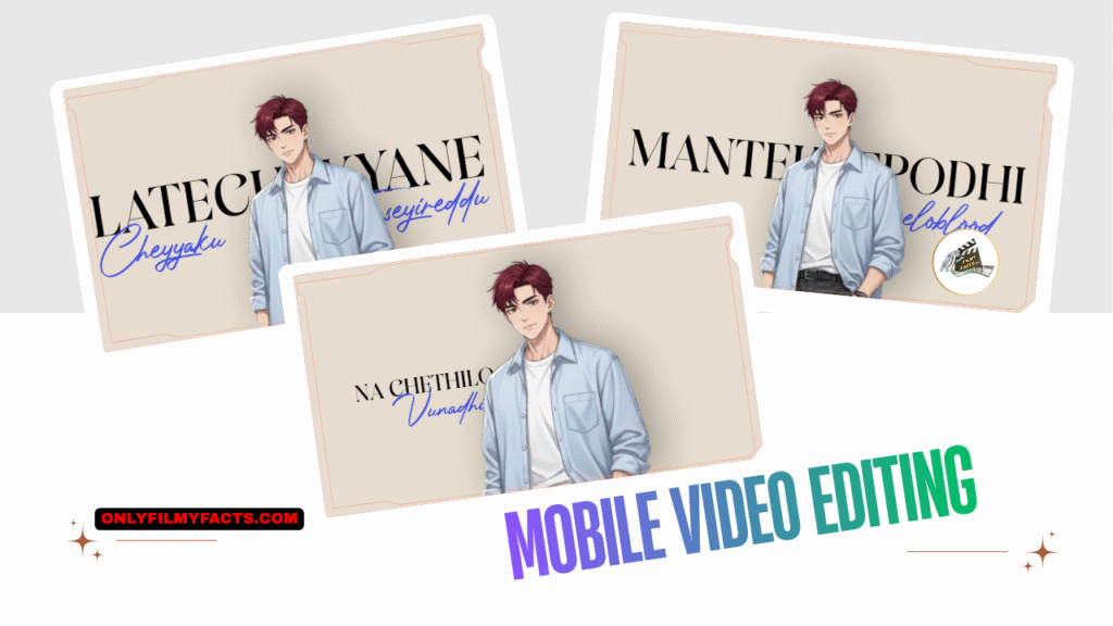 Easy ALIGHT MOTION Mobile Video Editing DAY 35