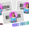 Easy ALIGHT MOTION Mobile Video Editing DAY 41