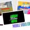 Easy ALIGHT MOTION Mobile Video Editing DAY 56