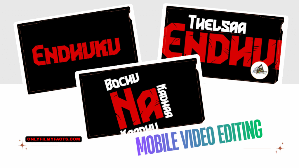 Easy ALIGHT MOTION Mobile Video Editing DAY 72