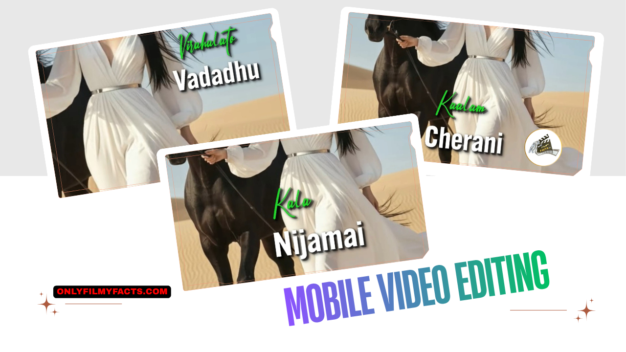 Easy ALIGHT MOTION Mobile Video Editing DAY 89
