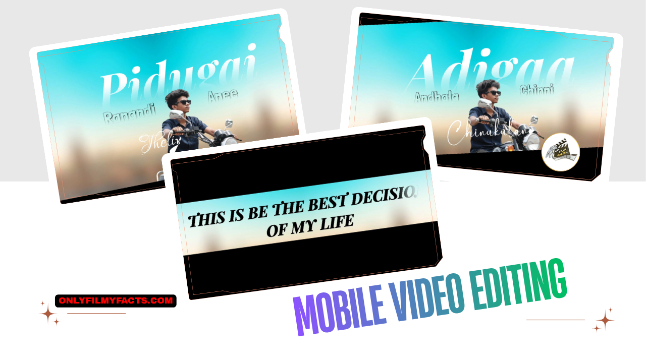 Easy ALIGHT MOTION Mobile Video Editing DAY 94