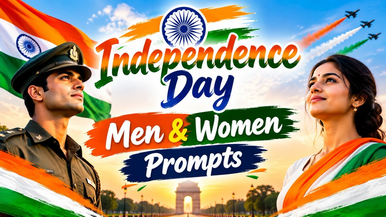 Ai Generated INDEPENDENCE DAY Photos – MEN AND WOMEN PROMPTS 2026