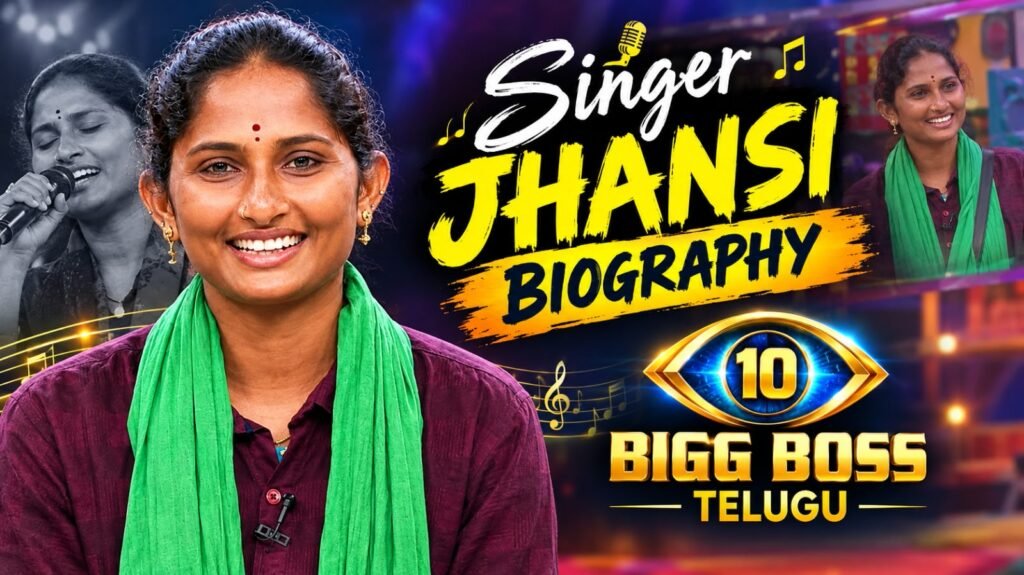 Singer Jhansi Biography Early Life, Folk Music Career, Family & Bigg Boss Telugu 10
