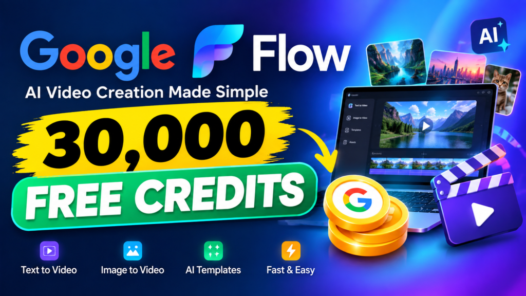 Google Flow 30,000 Free Credits